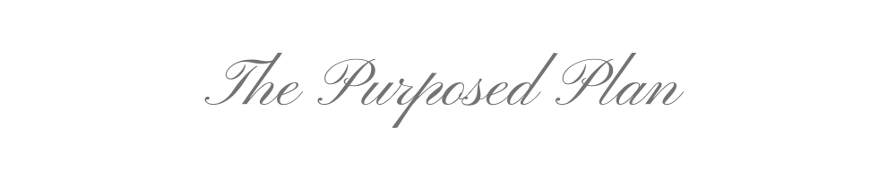 The Purposed Plan logo