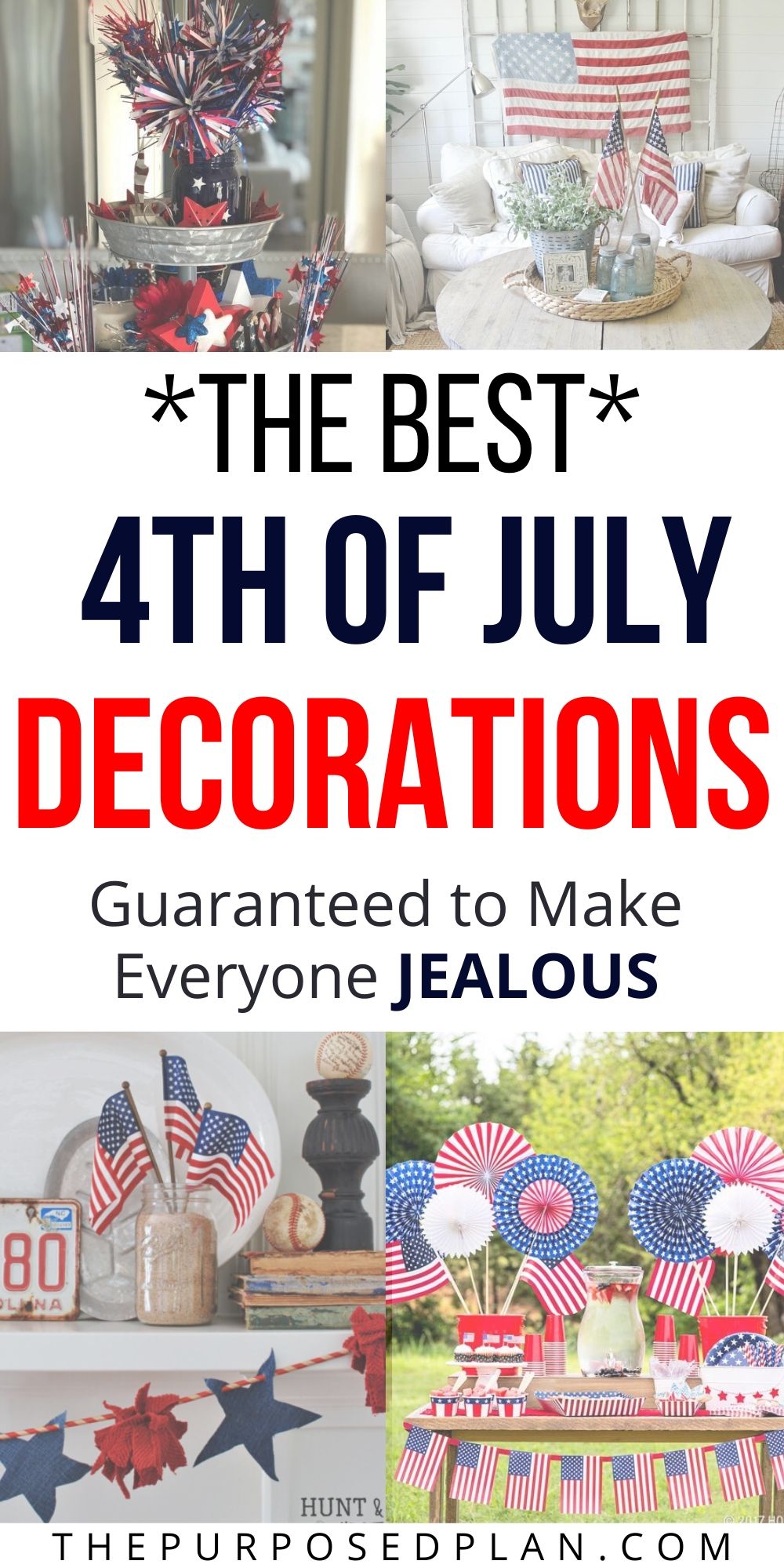 4th of July decorations 