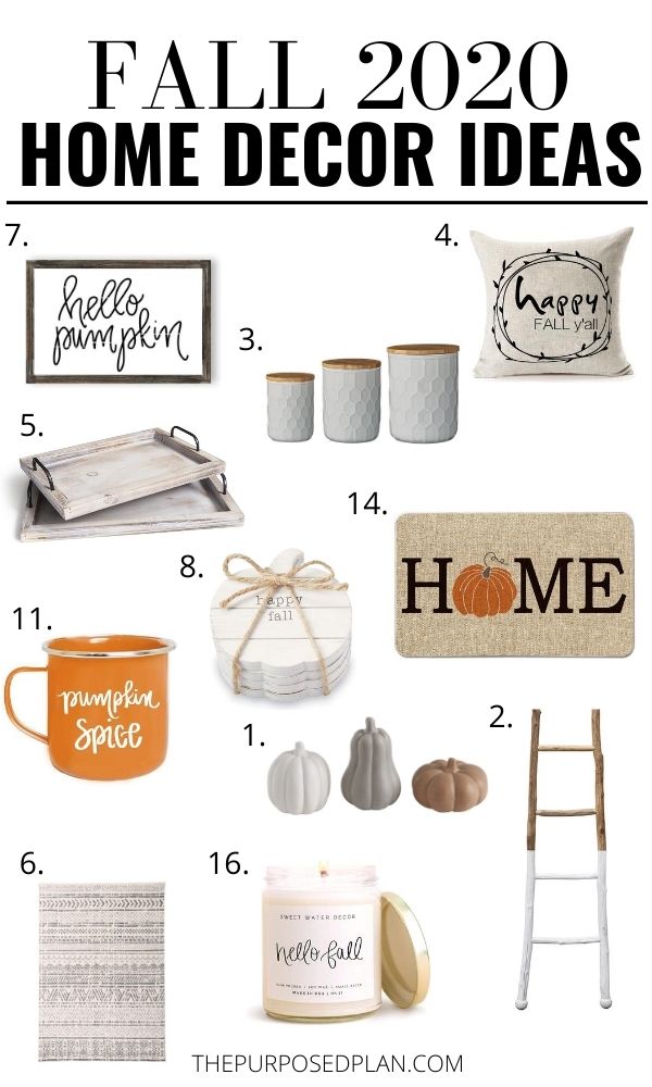 2020 DECORATING IDEAS FOR FALL 