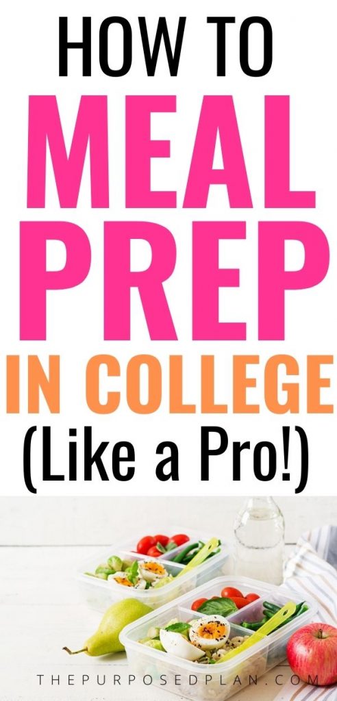 HOW TO COLLEGE MEAL PREP 