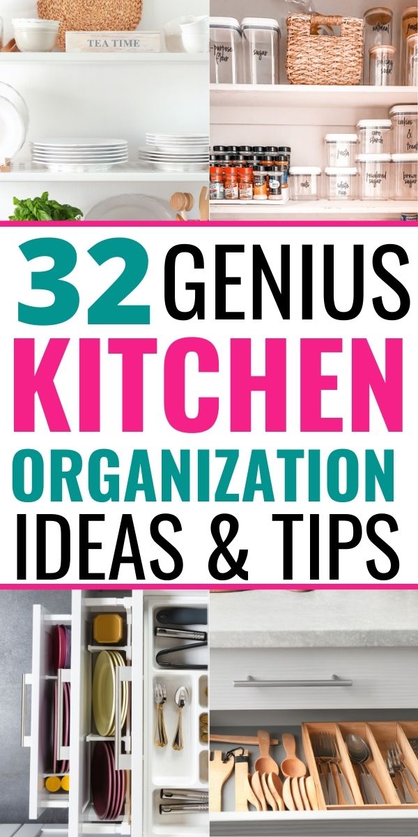32 Best Ways to Organize a Small Kitchen on a Budget - The Purposed Plan