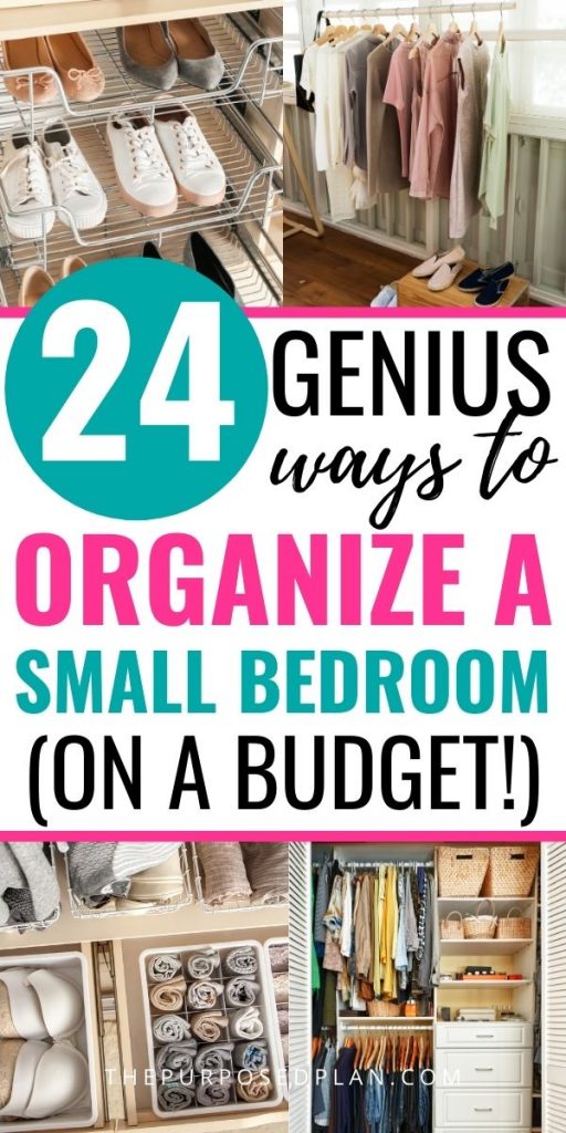 HOW TO ORGANIZE A SMALL BEDROOM ON A BUDGET 